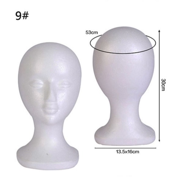 Head Model Foam Mannequin 2 2 2