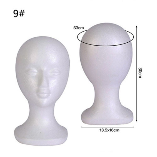 Head Model Foam Mannequin 4 4 4