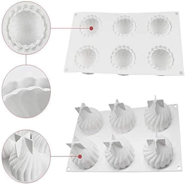 Løkform Silikonkakeformer Silikonformer Bakekake