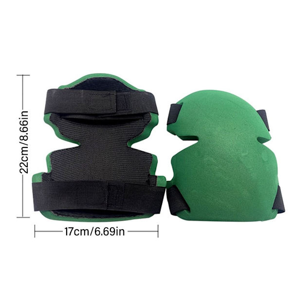 1 par knäskydd Knäskydd GRÖN green