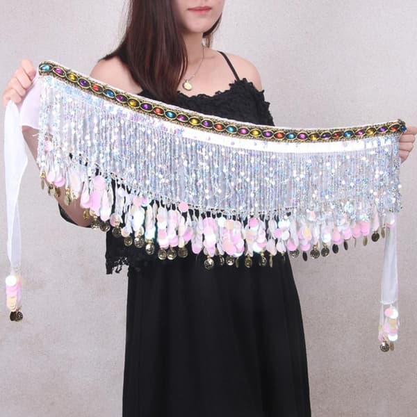 Magdansbälte Höftscarf ROSA Pink