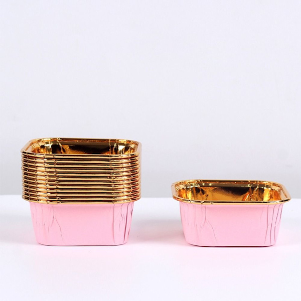 50 KPL Alumiinifolio Tin Cup Jälkiruokakupit C C C