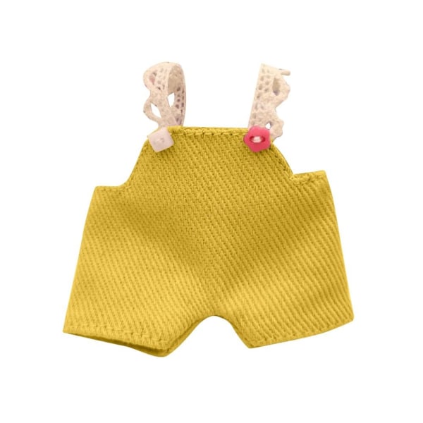 Docka Kläder Strap Byxor GUL yellow