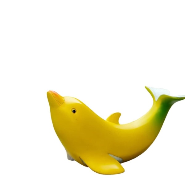 Banan Delfin Resin Figur Banan Ornament Banan Skulptur