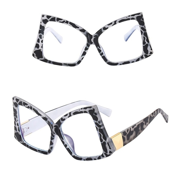 Anti-Blue Light Briller Overdimensionerede briller LEOPARD PRINT Leopard print