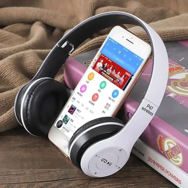 Bluetooth Hovedtelefon Foldbare Headsets SORT black