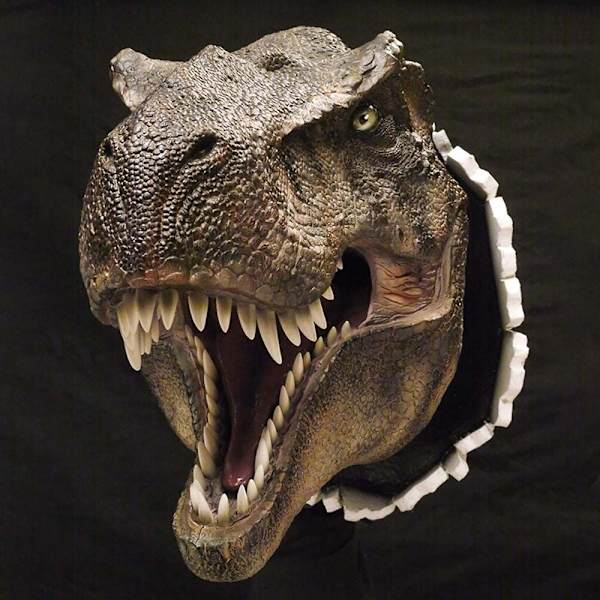 Dinosaurieskulptur monterad dinosauriedekor 1 1 1