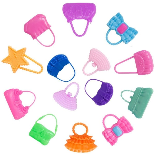 1 set Random Doll Vaatteet Asusteet Mekkokengät 32PCS-B 32PCS-B
