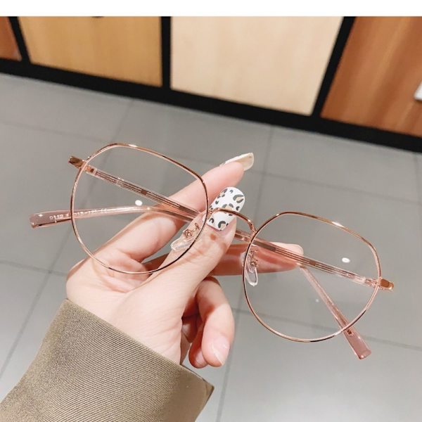 Anti-Blue Light Briller Overdimensjonerte briller ROSE GOLD ROSE GULD Rose gold