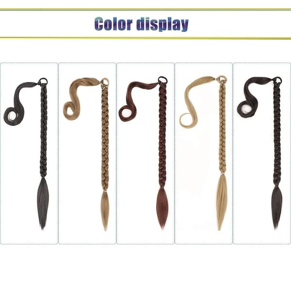 Long Braided Ponytail Extension Mawei 9 9 9