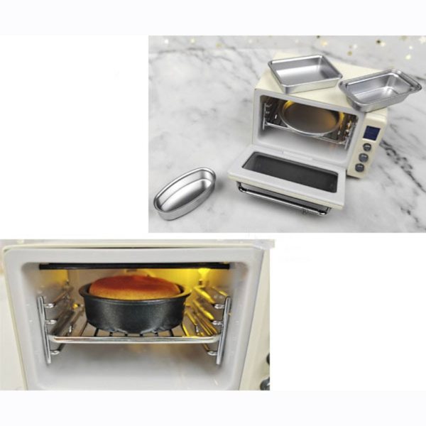 4kpl Dollhouse leivinpelti Mini keittiölelut SILVER SILVER silver