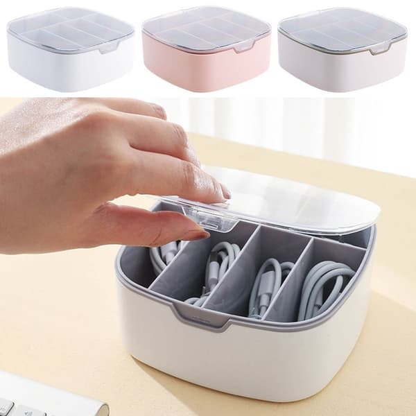 Datakabel Förvaringslåda Smycken Organizer KAFFE coffee