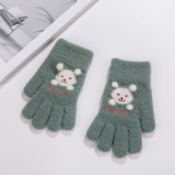 Helfingerhandsker Vinterstrikkede handsker FARVE 5 FARVE 5 Color 5