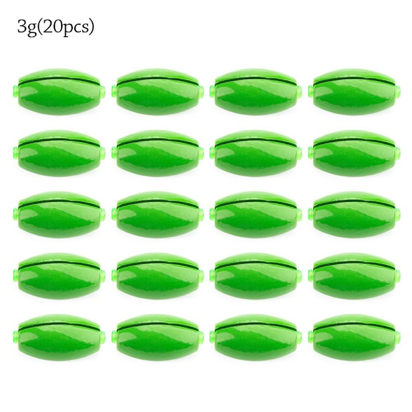 10 st Fiskeledningssänkare Fiskeviktsänkare 3G(20st) 3g(20pcs)