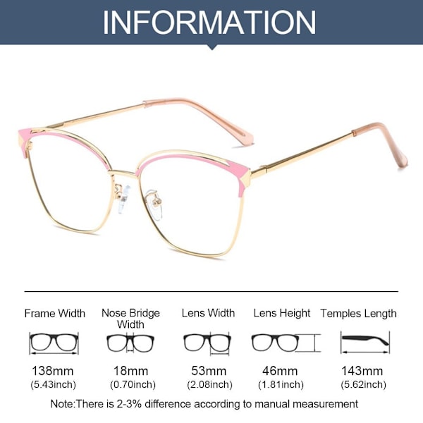 Anti-Blue Light Glasses Pyöreät silmälasit BEIGE Beige