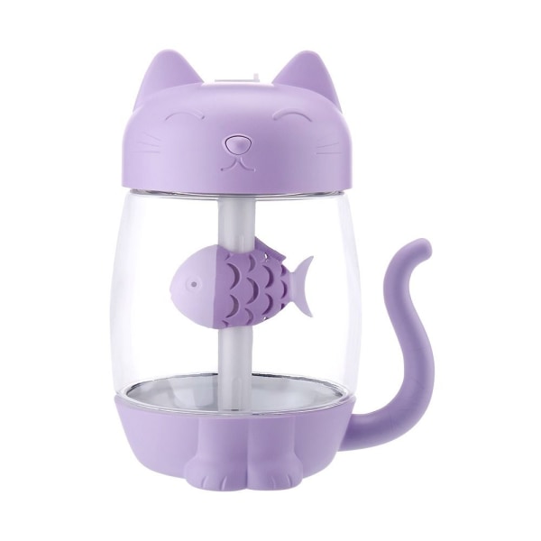 Sarjakuva Cat Kostutin Ilmankostutin Tuuletin PURPLE Purple