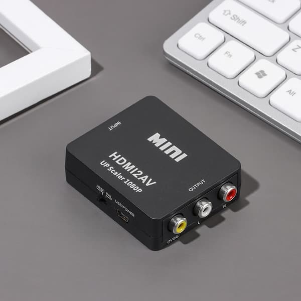 HDMI till 3 RCA CVBS Converter Adapter