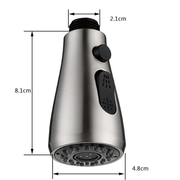 Trekk ut Kran Spraydyseadapter BØRSTET BØRSTET brushed
