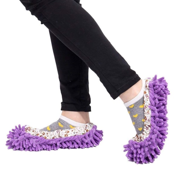 12kpl Dust Mop Kengät Tohvelit Duster Moppi Tossut Cover 6 Pairs