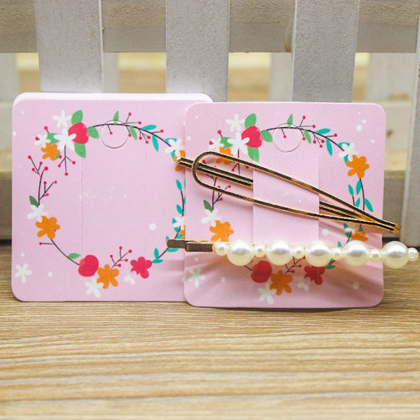 100 kpl/erä Hiusneula Pakkauskortti Voimapaperikortti 100 KPL 03 100pcs 03