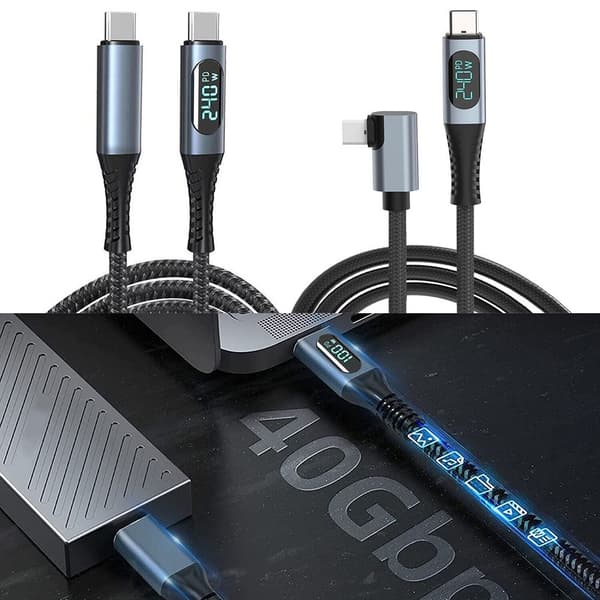 Typ C till Typ C Kabel Datakabel RAK RAK Straight