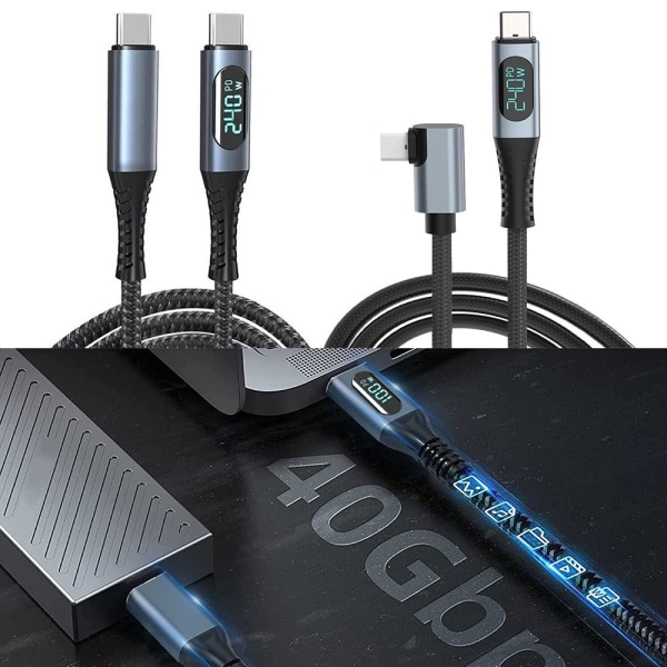 Type C til Type C Kabel Datakabel LIGE LIGE Straight