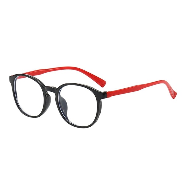 Lasten Anti-Blue Light Glasses Pyöreät silmälasit PUNAINEN Red