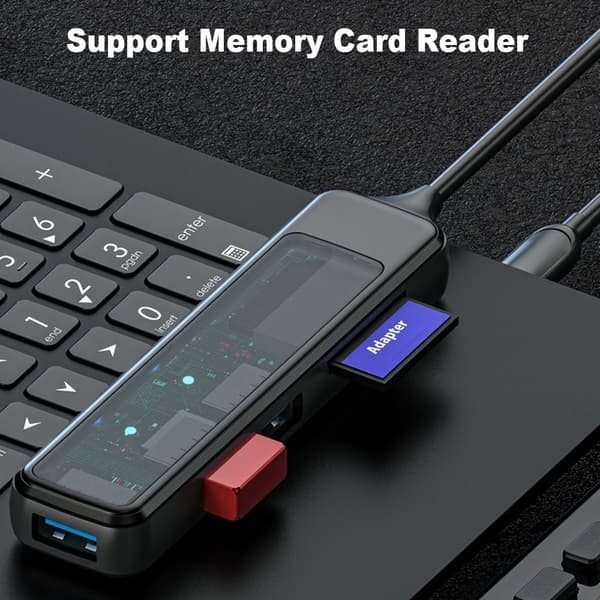 USB Hub Typ-C USB 5-I-1 USB 5-I-1 USB 5-in-1