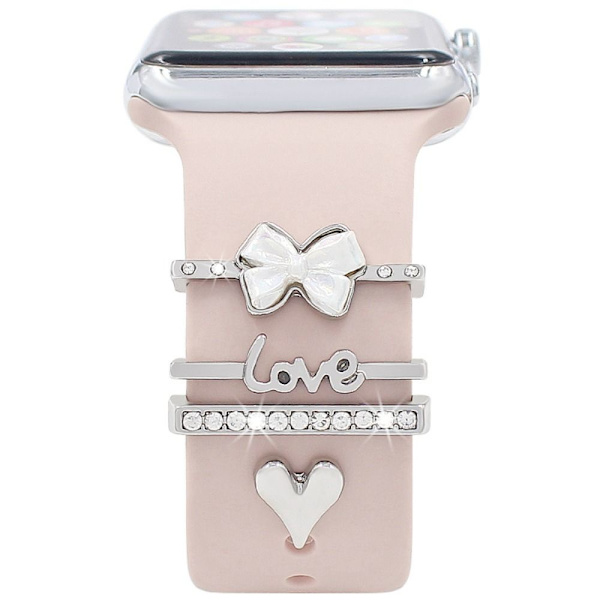 Watch Ornamentti koristeellinen sormus HOPEAN SYDÄMEN MUOTOINEN silver heart-shaped-heart-shaped