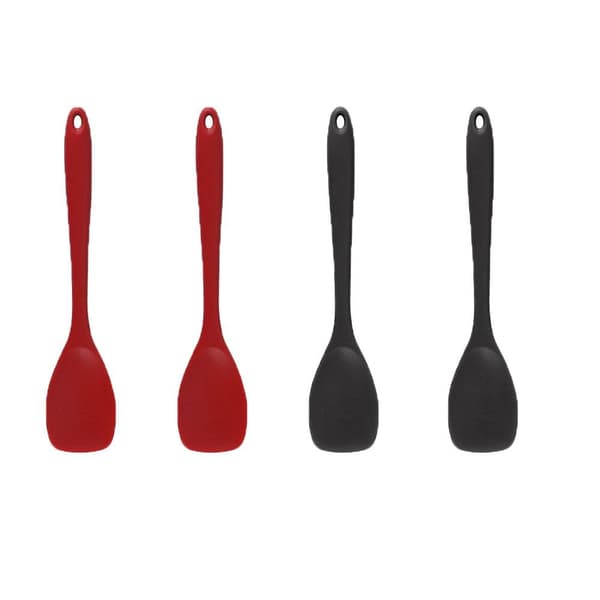 4 st Spatel Silikon Spatel Sked Set