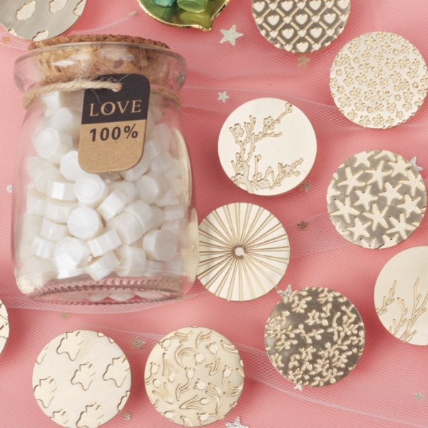 Seal Kobberhode Voks Seal Stempel 9 9 9