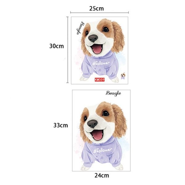 Hundtoalettdekal Väggdekal STYLE 5 STYLE 5 Style 5