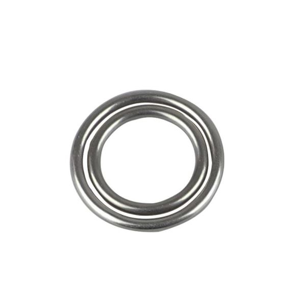 15 stk Svejsede Runde Ringe Glat Solid O Ring 3X15MM 3x15mm