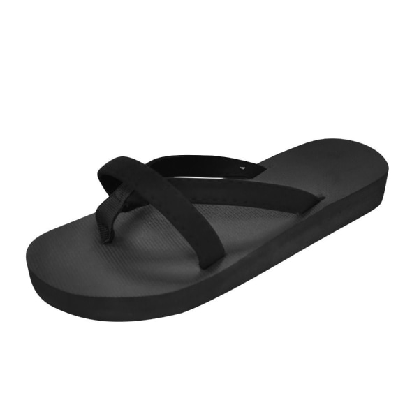 Modetofflor Platta flip-flops 5SVART-40 5SVART-40 5Black-40