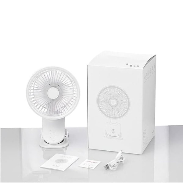 Mini Desk Fan Pöytätuuletin VALKOINEN VALKOINEN white