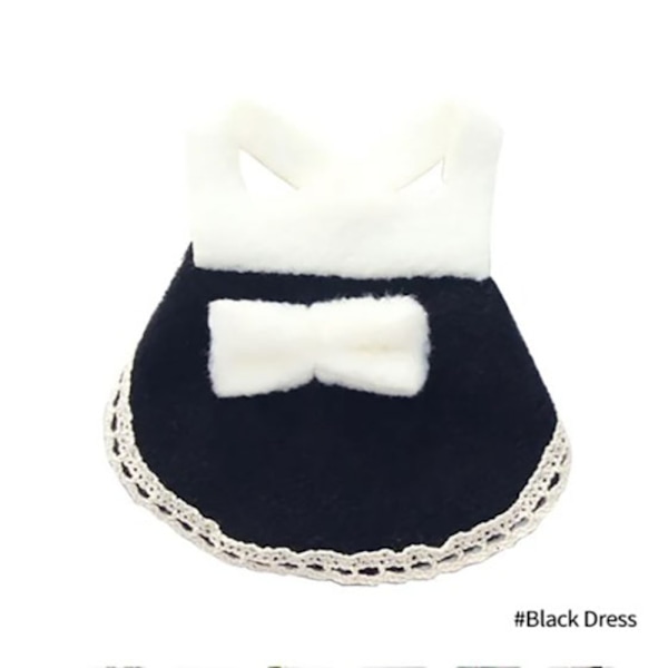 Härlig Hamsterklänning Smådjurskläder LSVART KLÄNNING SVART LBlack dress