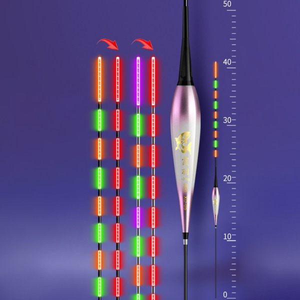 2kpl elektroninen kalastuskelluke Light Float XD05 XD05 XD05