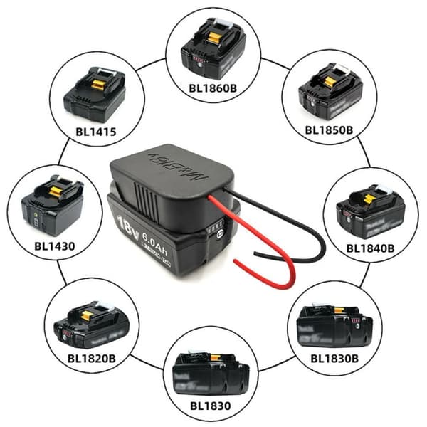 Power Wheels Adapter DIY Adapter Strøm FOR BOSH FOR BOSH