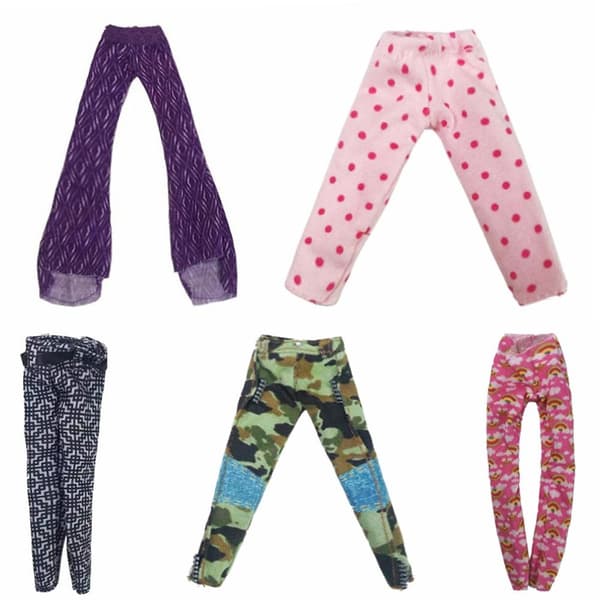 Blomstrede Jeans Læderbukser 2 2 2