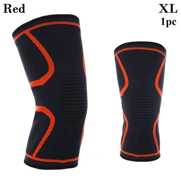 Sportsknæbeskyttere Kompressionsknæbøjle RØD XL1PC 1STK Red XL1pc-1pc
