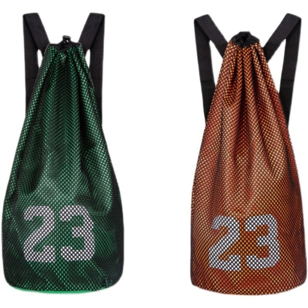 Basketballbag Sportsryggsekk GREEN S green S