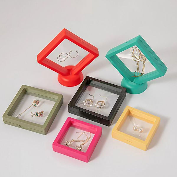 2stk Display Case Suspension Opbevaring ROSE RED rose red