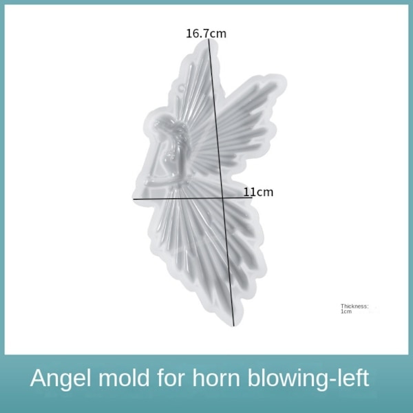 2st Molds Spegel Shiny Silikonform FORM HÖGER Right