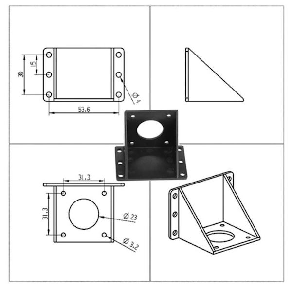 Ekstruder opgraderingssæt Titan Extruder Parts 3D Printer Lager