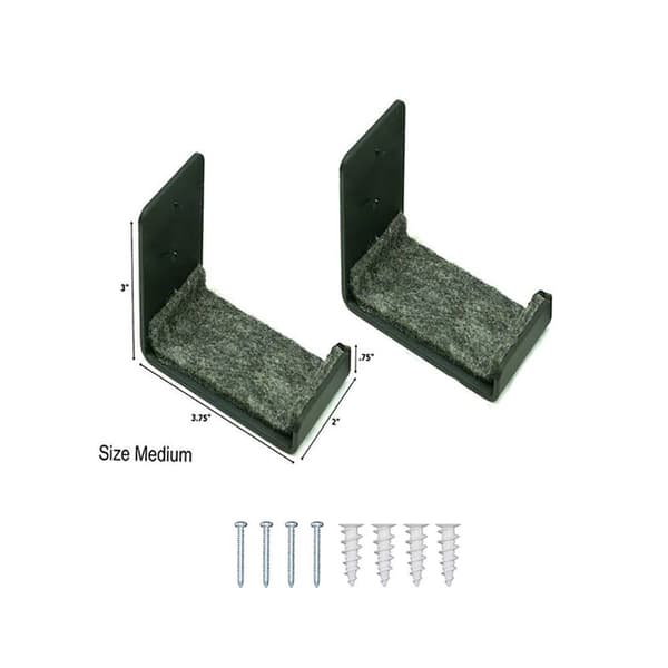 2 par Snowboard Wall Mount Skateboard Display Rack 2 2 2