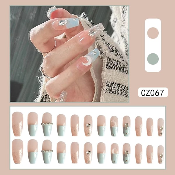 French Fake Nails False Nail 1 1 1