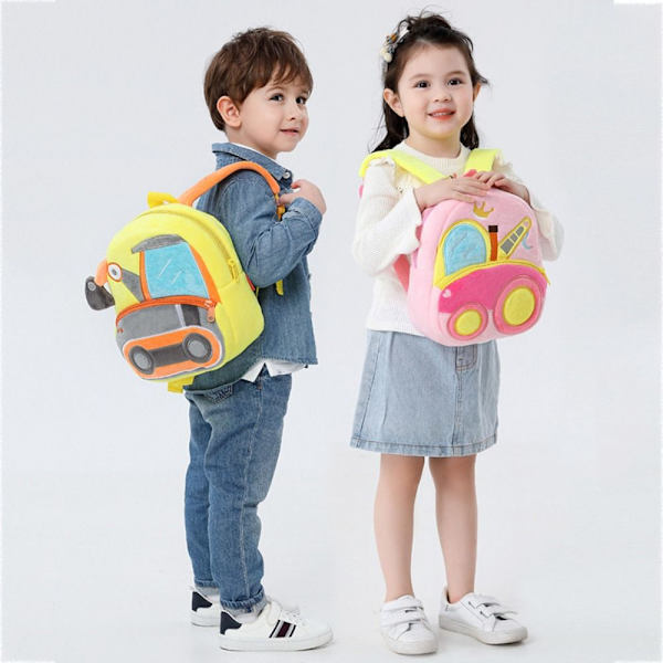 Kids Engineering ryggsekk tegneserie gravemaskin ryggsekk 08 08 08