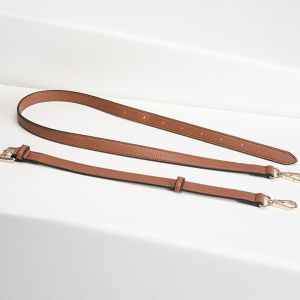 130 cm håndveskebelter i ekte skinn BEIGE beige