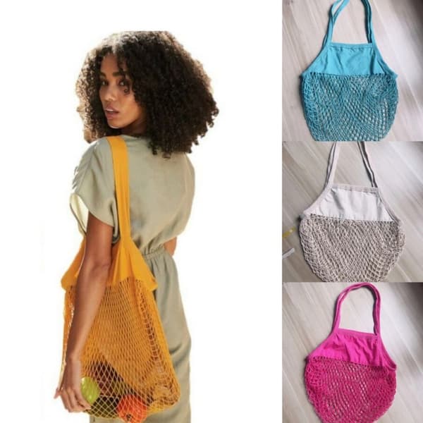 Mesh Bag Net Turtle Poser ROSE RED Rose Red