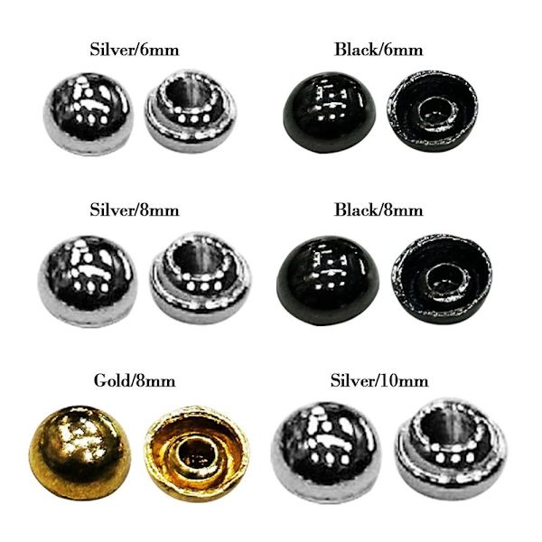 50 kpl Metal Soljet Laukut Solki HOPEA 8MM Silver 8mm